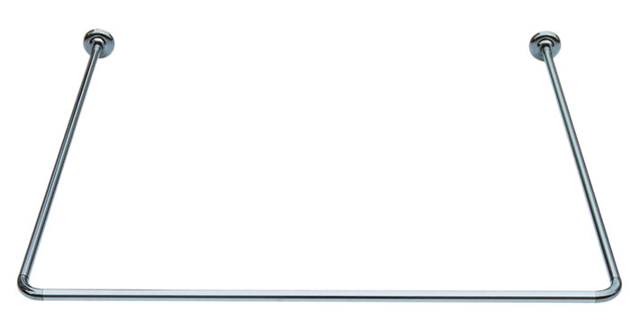 Forhengsstang U-form 90 x 90 x 90 cm stål - Geyser